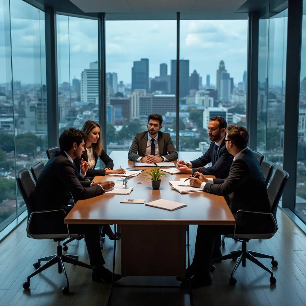 Equipo de ArgentinaConsult en oficina principal de Buenos Aires